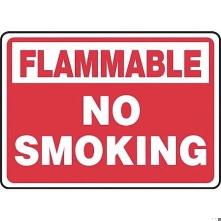 Accuform FLAMMABLE SAFETY SIGN NO SMOKING MSMG529XV MSMG529XV